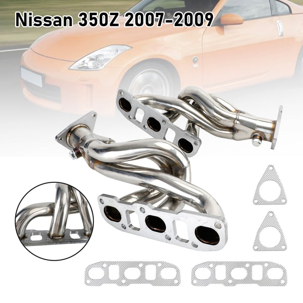 2009-20 Nissan 370Z 3.7L motor colector de escape de acero inoxidable genérico