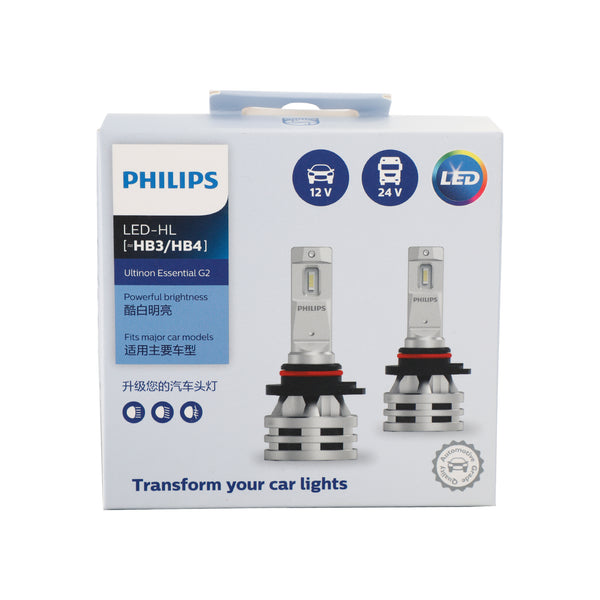 Philips Ultinon Essential G2 LED Headlight HB3/4 24W 6500K 11005UE2X2 Generic