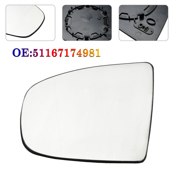 2008-2014 BMW X5 X6 E70 E71 E72 Mirror Glass with Heated Wing 51167174981 51167174982