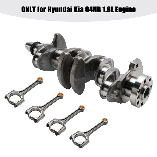 2014�Cpresent Hyundai Mistra G4NB 1.8L Engine Crankshaft & Connecting Rods 23110-2E711