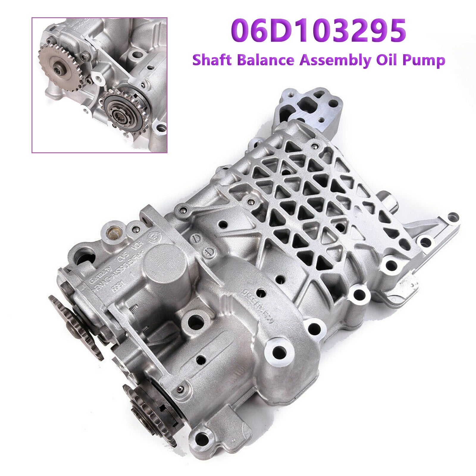 2005-2009 Seat Leon 2.0 Shaft Balance Assembly Oil Pump 06D103295