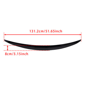 Heckspoiler in Hochglanzschwarz für Mercedes-Benz E-Klasse W213 16-23 AMG Style