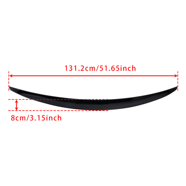 Gloss Black Rear Spoiler For Mercedes-Benz E-Class W213 16-23 AMG Style
