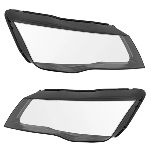 2Pcs Front Headlight Lens Cover Shell Clear For Audi A7 S7 RS7 2012-2015
