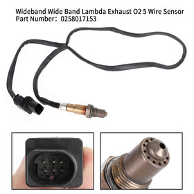 2009–2014 A5 2.0 Upstream Lambda 02 Sensor 0258017153 Generisch