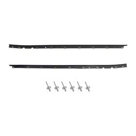 1984-1996 Chevrolet C4 Corvette Driver + Passenger Sides Door Panel Ytre Window Seals Midt-845680