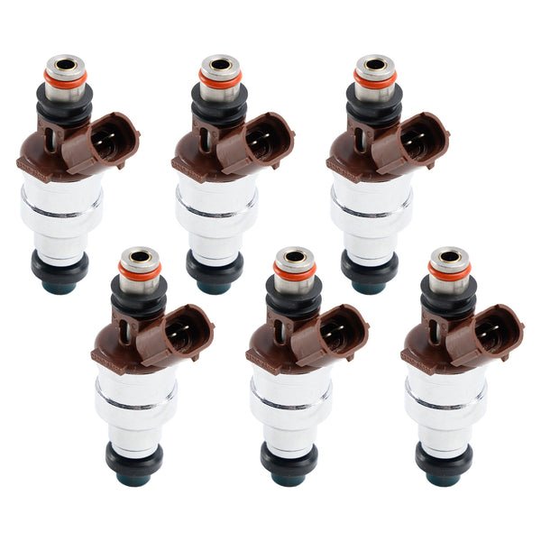 1989-1995 Toyota 4Runner 3VZE 3.0L V6 6pcs Fuel Injectors 23209-65020 Generic