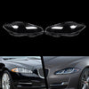Pair Front Headlight Lens Cover Shell Clear For Jaguar XJ XJL 2010-2019