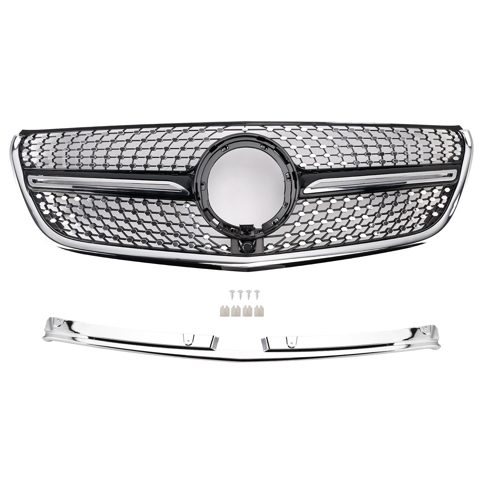 Chrom-Frontstoßstangengrill passend für Mercedes Vito W447 2014-2023 Diamond