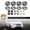 Nissan JECS 4Pcs Side Feed Fuel Injector Repair Kit Filters Seals O-Rings Pintle Caps Generic