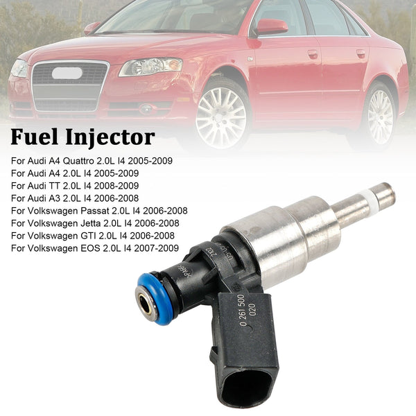 Injecteur de carburant Audi TT 2.0L I4 2008-2009 06F906036A 0261500022 générique