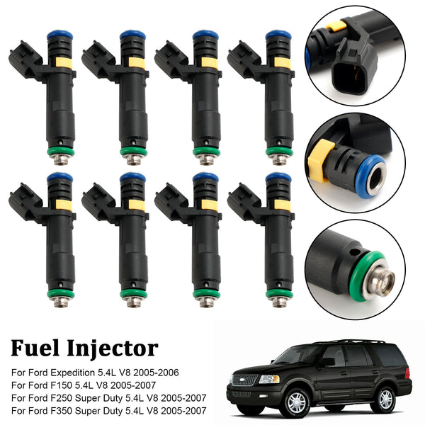 2005-2006 Ford Expedition 5.4L V8 8Pcs Fuel Injectors FJ817 5C3Z9F593DA Generic