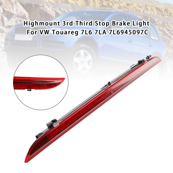 2003-2005, 2006-2010 VW Touareg Highmount 3rd Third Stop Brake Light 7L6945097B 7L6945097C