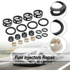 Nissan JECS 4Pcs Side Feed Fuel Injector Repair Kit Filters Seals O-Rings Pintle Caps