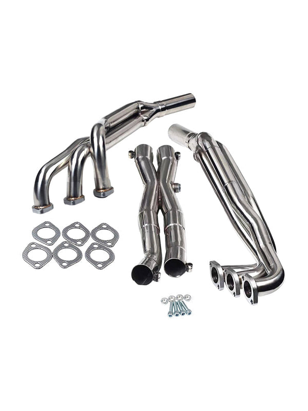 88-93 BMW E30 Models with 2.5L/2.7L l6 Engines Stainless Steel Exhaust Manifold Header