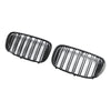 2015.07-2019.01 BMW 7 Serie G11 Lange wielbasis Pre-Facelift Zwart 2 Latten Niergrille vooraan Generiek