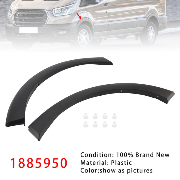2pcs Front Wheel Arch Moulding Trim Right & Left For Ford Transit Mk8 1885950