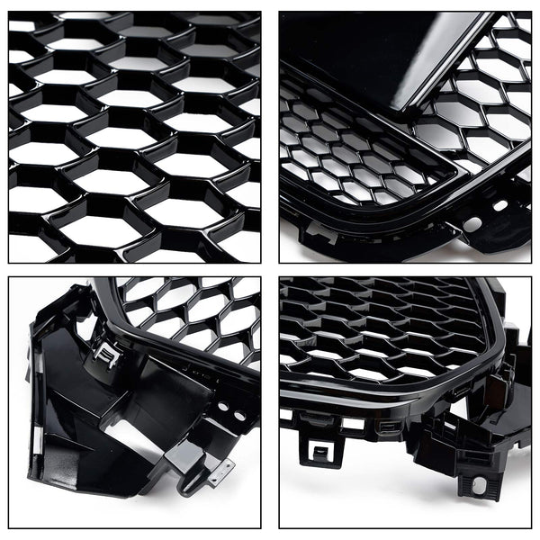 2013-2016 Audi A4 S4 B8.5 w/ Quattro RS4 Style Front Bumper Grill Grille Generic