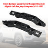 Jeep Compass 2021 80e anniversaire pare-chocs avant support supérieur droit et gauche 68244508AB 68244509AB générique