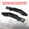 2022-2023 Jeep Compass Paraurti anteriore Copertura superiore Staffa di supporto Destra e sinistra 68244508AB 68244509AB Generico