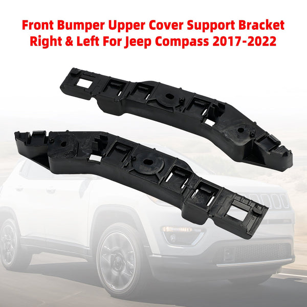 2017-2023 Jeep Compass Support de couverture supérieure de pare-chocs avant droit et gauche 68244508AB 68244509AB générique