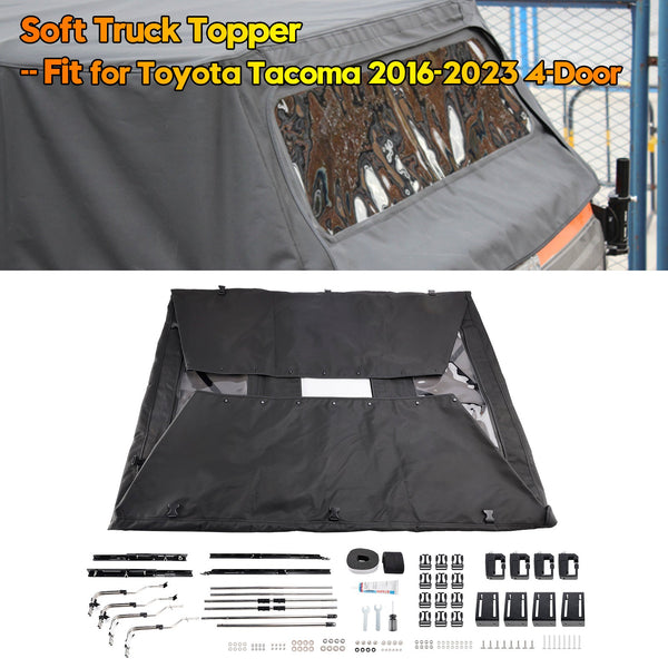 2016–2023 Toyota Tacoma 4-Türer 15,2 cm Soft Truck Topper Generic