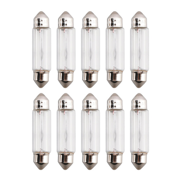 OSRAM 10PCS LETIBULNÍ ŽÁVA LAMPE C5W SV8.5 24V 3W 6421 Generic