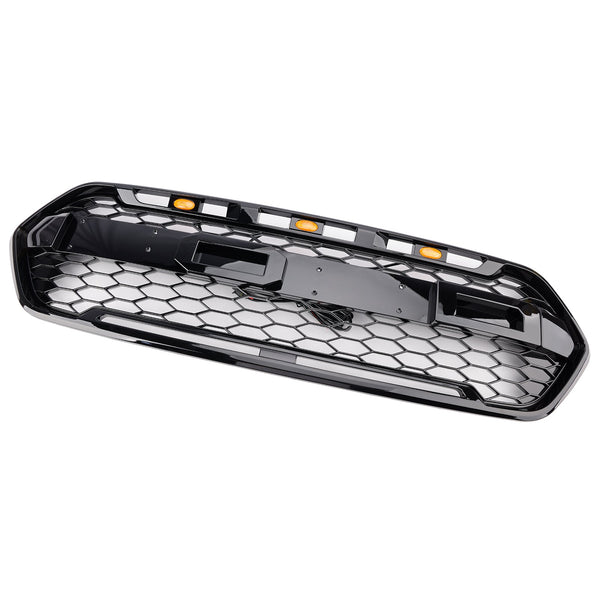 2018-2023 Ford Transit Custom Trail w/ 3led Raptor Style ne MSRT Custom Gloss Black Front Bumper Grille 2467234 Generic