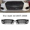 2017-2020 Audi A3 Front Bumper Grill Fag Light Cover Lamp Frame Trim