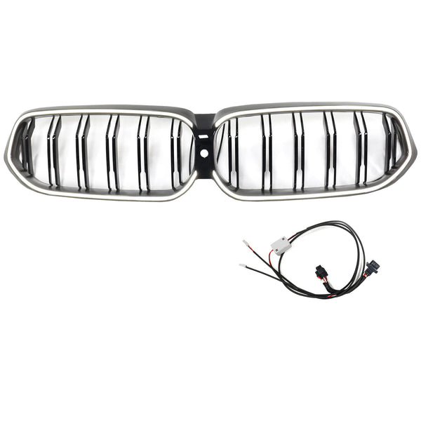 2020-2025 BMW 6-serie G32 dobbel lamell svart front nyregrill Generisk
