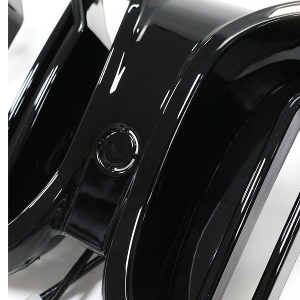 2017-2020 BMW 5-serie G30 G31 dobbel lamell foran nyregriller blank svart Generisk