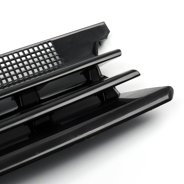 Frontstoßstange Sport Mesh Badgeless Hood Grill für VW Golf MK4 99-06 Schwarz