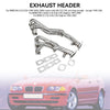 Colector de escape de acero inoxidable compatible con BMW E46 323i 328i Z3-528I M54 E93 E94 genérico