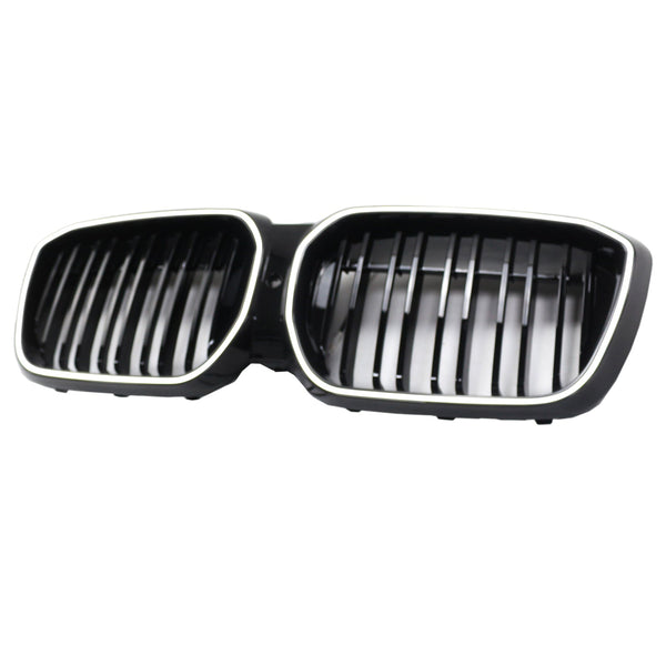 2022-2024 BMW IX3 G08 LCI Dobbel Lamell Svart Nyre Grill Grill Generic