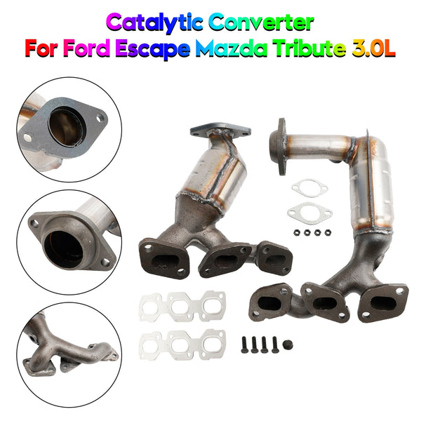 Ensemble de convertisseur catalytique Mazda Tribute 3,0 L générique 2001-2006