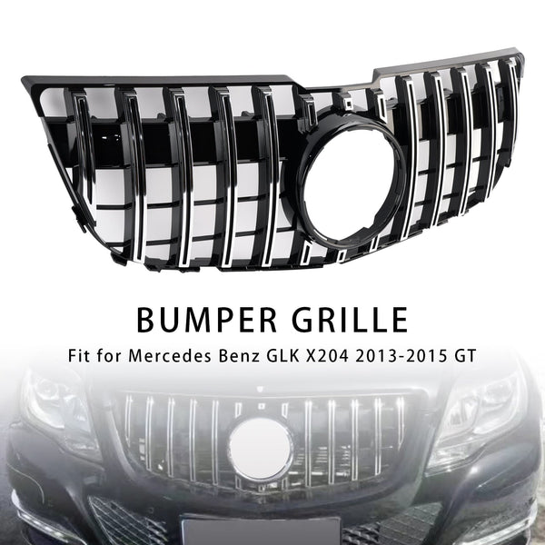 2013-2015 Mercedes Benz GLK X204 Front Grille Grill Mesh Chrome Generic