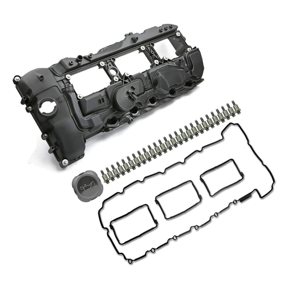 2012-2015 BMW E84 X1 xDrive35i 3.0T N55B52 Engine Valve Cover w / Gasket+Cap 11127570292 E368-AS Generic