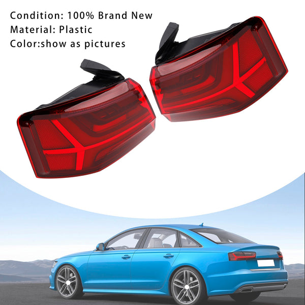 2015-2018 Audi A6 4G C7 Vlevo+pravý pár zadní ocasní světlo vnější 4G5945095E 96E generic