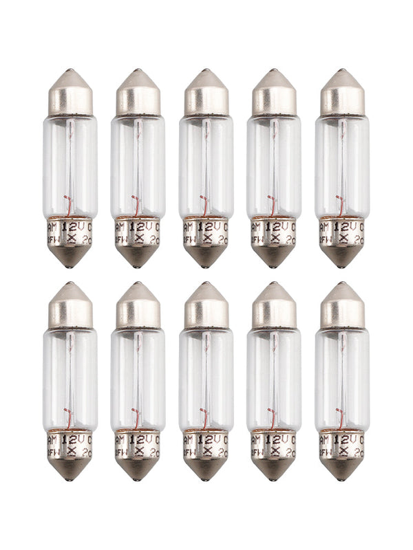 OSRAM 10PCS LETIBULNÍ ŽÁVA LAMPU C5W SV8.5 36 mm 12V 5W 6418 Generic