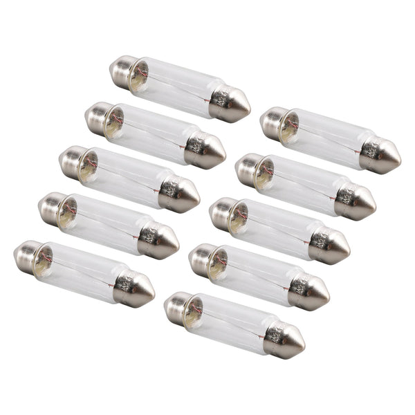 OSRAM 10PCS Car Light Tubular Lamp bulb C5W SV8.5 41MM 24V 5W 6424 Generic