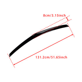 Heckspoiler in Hochglanzschwarz für Mercedes-Benz E-Klasse W212 2008–2016