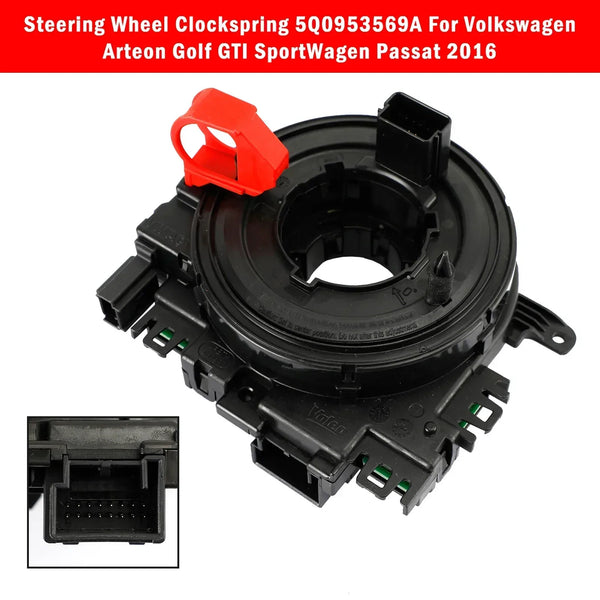 2015-2017 VW SportWagen 5Q0953569A Steering Wheel Clockspring Generic