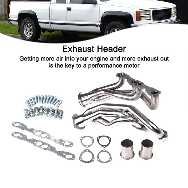 88-97 Both 2 wheel and 4 wheel drive trucks with 305 and 350 5.7L engine Steel Exhaust Headers