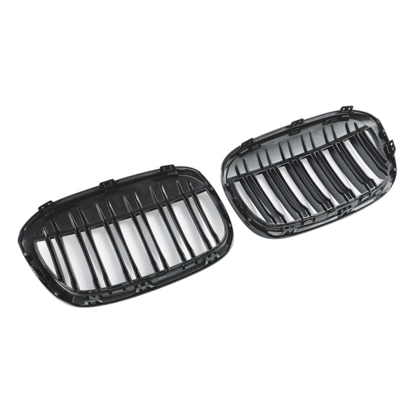 2016-2018 BMW X1 F48 F49 2PCS Glanzend Zwart Front Nier Grill Grille Generiek