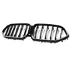 2020-2022 BMW x6 G06 M50I Svart front støtfanger grill grill m/kamera hull generisk