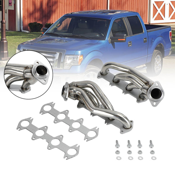 Ford F150 2004-2010 5.4 V8 Coletor de escapamento inoxidável Shorty Headers Desempenho genérico