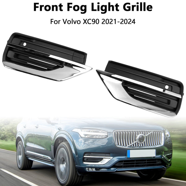 2021-2024 Volvo XC90 2PCS Calandre antibrouillard pour pare-chocs avant Grille de phare antibrouillard générique