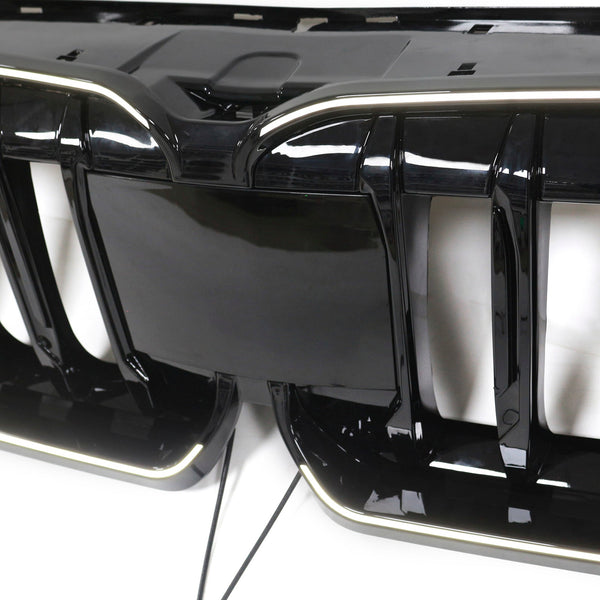 2023-2024 BMW X1 U11 U12 Gloss Black Front Kofanger Nyregitter Generisk