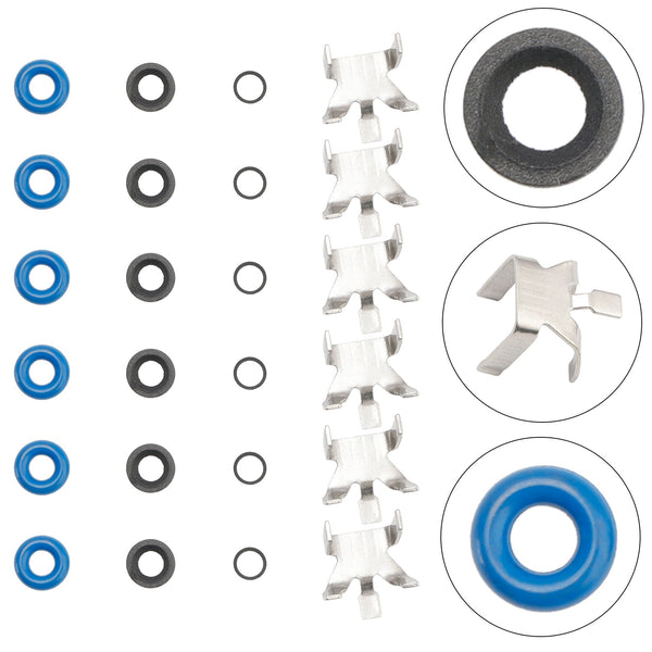 2011-2016 Ford F150 3.5L Turbo EcoBoost 6PCS Fuel Injector Repair Seal Kit BL3Z9F593B CM5202