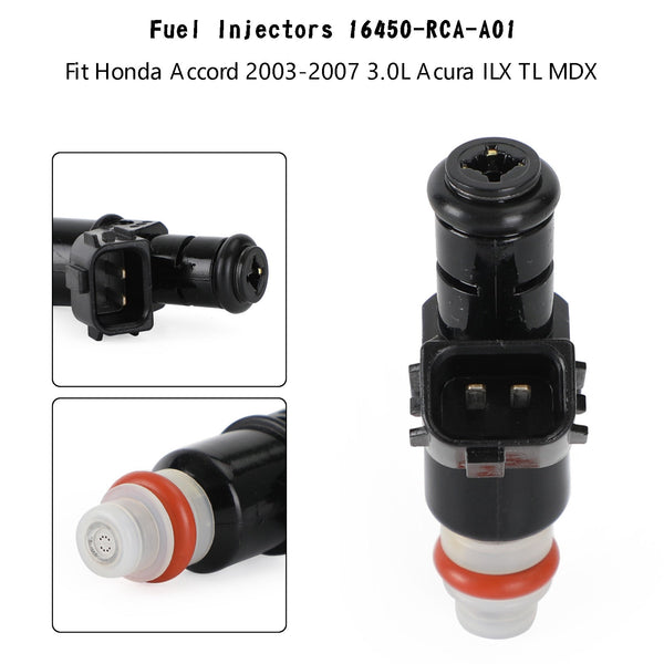 2003-2006 Acura MDX 3.5L 1PCS Fuel Injectors 16450-RCA-A01 16450RCAA01 Generic
